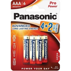 Panasonic Pro Power battery LR03PPG/6B (4+2)