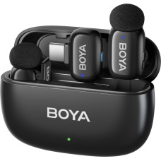 Boya Mini-14 Ultracompact 2.4GHz Wireless Microphone System with USB-C plug(Black)