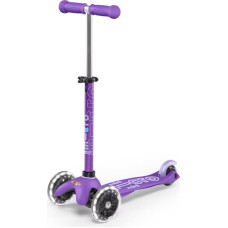 Micro tricycle Maxi Deluxe LED scooter PURPLE