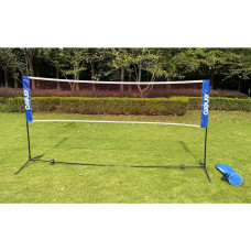 Enero Regulējams komplekts badmintonam, tenisam un volejbolam 3in1 tīkls 310x76 cm