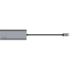 Belkin AVC008BTSGY laptop dock/port replicator USB 3.2 Gen 1 (3.1 Gen 1) Type-C Black, Grey