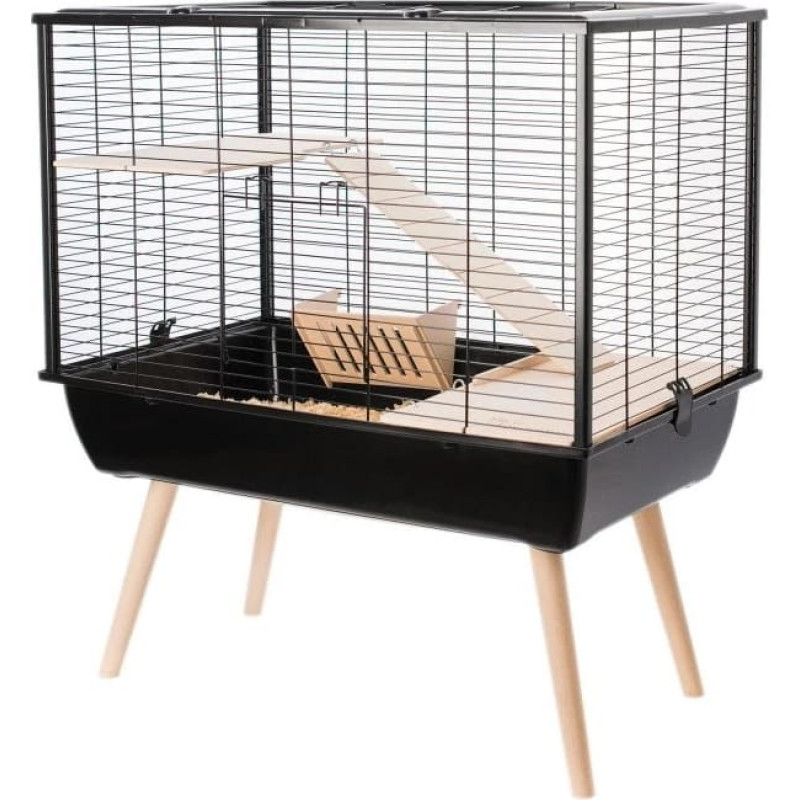 Zolux Neo Muki H58 - Cage Large Rodents - black