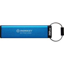 Kingston Pendrive Kingston Kingston IronKey Keypad 200 32GB USB-C AES Encrypted