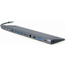 Gembird I/O ADAPTER USB-C TO HDMI/USB3/9IN1 A-CM-COMBO9-01 GEMBIRD