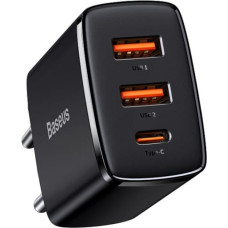 Baseus Compact Quick Charger 2U+C 30w EU Black