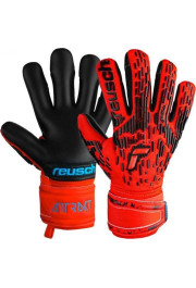 Reusch Rękawice bramkarskie Reusch Attrakt Freegel Silver Finger Support Junior 4 czerwone