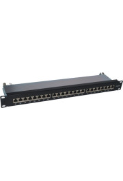 Alantec PK040 Patch panel STP cat.6A 24 ports LSA 1U 19