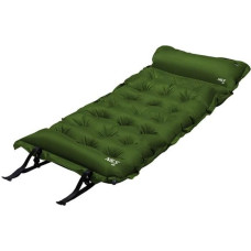 Nils Camp Pašpiepūšamais paklājiņš ar spilvenu NC4018  DARK GREEN SELF-INFLATING MAT NILS CAMP