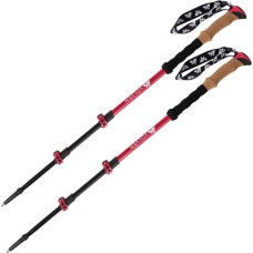 Volven Trekking Poles Adventure Cork red