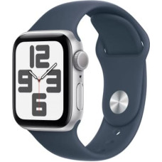 Apple Watch SE Aluminium 40mm GPS Silver Sport Band Blue S/M MRE13QF/A