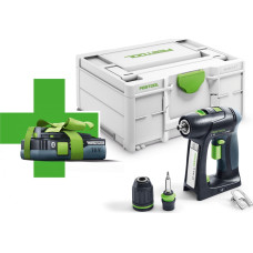 Festool Wiertarko-wkrętarka Festool C 18-BASIC (577050) 18 V 1 x akumulator 4 Ah