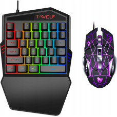 Xiaomi Extralink Gaming Set TF900 2in1 | Zestaw klawiatura typu keypad + mysz | podświetlenie LED