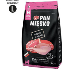 Pan Mięsko PAN MIĘSKO Veal with quail L - dry food for puppies - 9kg