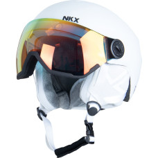 NKX Slēpošanas ķivere NKX Alpine balts/sarkans L izmērs