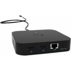 I-Tec USB-C Dual Display Docking Station 2x DP LAN AUDIO Power Delivery 100 W - Stacja dokująca