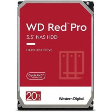 Western Digital HDD|WESTERN DIGITAL|Red Pro|20TB|SATA|512 MB|7200 rpm|3,5