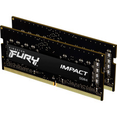 Kingston Fury Pamięć do laptopa Kingston Fury Impact, SODIMM, DDR4, 32 GB, 3200 MHz, CL20 (KF432S20IBK2/32)