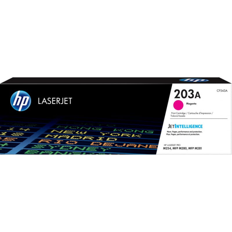 HP 203A Magenta Original LaserJet Tonerkartusche 1300 Seiten Magenta CF543A