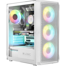 Logic PORTOS ARGB MINIDI USB 3.0 Case White