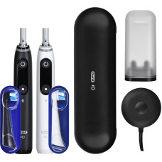 Braun Oral-B iO7 DuoPack Black + White electric toothbrush