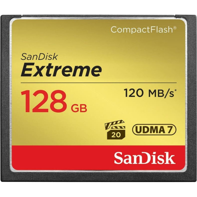 Sandisk CF Extreme 128GB CompactFlash