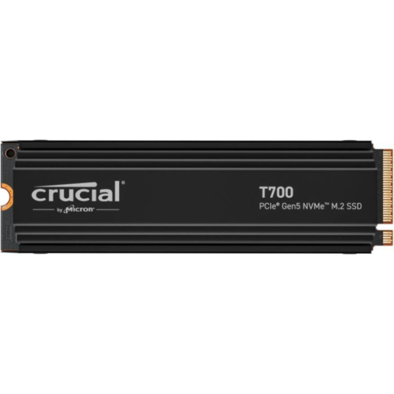 Crucial SSD|CRUCIAL|T700|2TB|M.2|PCIe Gen5|NVMe|TLC|Write speed 11800 MBytes/sec|Read speed 12400 MBytes/sec|TBW 1200 TB|CT2000T700SSD5