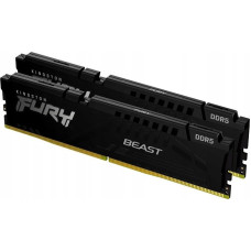 Kingston Fury Pamięć Kingston Fury Beast, DDR5, 64 GB, 6400MHz, CL32 (KF564C32BBEK2-64)