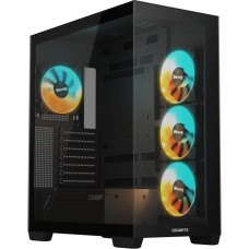 Gigabyte Case|GIGABYTE|GB-C500P ST|MidiTower|Case product features Transparent panel|ATX|MicroATX|MiniITX|Colour Black|GB-C500PST