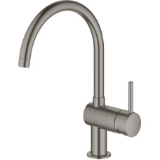 Grohe Minta single lever kitchen sink mixer Graphite