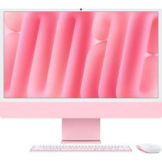 Apple iMac 24 inch: M4 10/10, 16GB, 256GB SSD - Pink