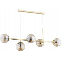 Noname Lampa wisząca Alfa Dansa 63019 lampa wisząca zwis 5x40W E14 złota