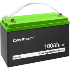 Qoltec Gel battery 12V, 100Ah