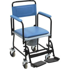 Herdegen Folding toilet trolley Blue