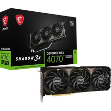 MSI Karta graficzna MSI GeForce RTX 4070 Ti SUPER 16G Shadow 3X OC 16GB GDDR6X