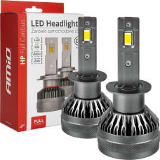 Amio Żarówki samochodowe led seria hp full canbus h1 12v 24v 6500k amio-03671