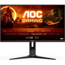 AOC 71,1cm (28) 1609 2xHDMI+2xDP+USB IPS Lift - U28G2XU2/BK