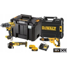 Dewalt Zestaw elektronarzędzi Dewalt 18v xr zestaw combo dcd791;dcg405, dch263;2 aku 5ah, ład.