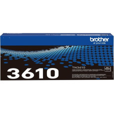 Brother TN-3610 Genuine Toner Cartridge, Black