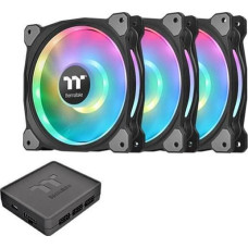 Thermaltake Wentylator Thermaltake Riing Duo 12 RGB 3-pack + Hub (CL-F073-PL12SW-A)