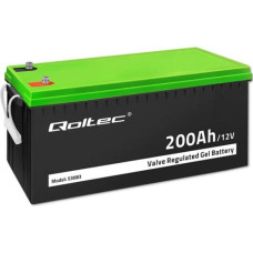 Qoltec Gel battery 12V, 200Ah