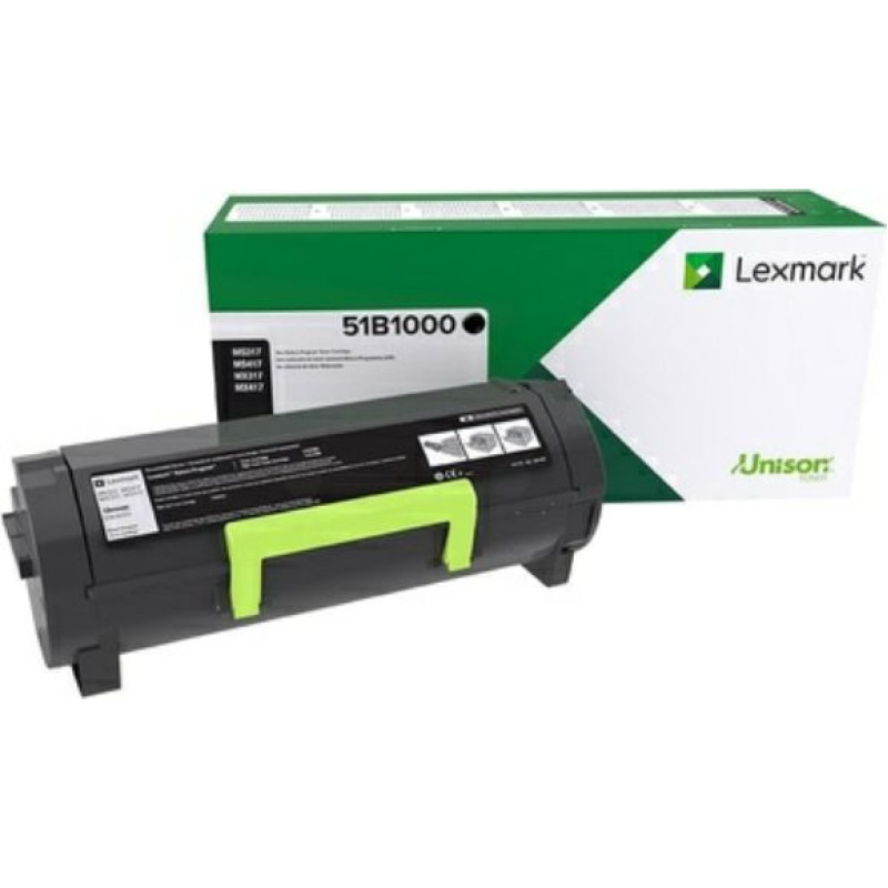 Lexmark Toner Lexmark MS317dn Black Oryginał  (51B00A0)