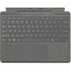 Microsoft Surface Pro Keyboard [DE] Platin mit Pen Storage / mit Copilot Button ohne Pen dabei / nur solange der Vorrat reicht