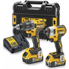 Dewalt Zestaw elektronarzędzi Dewalt 6-elementowy (DCK268P2T)