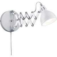 Noname Kinkiet lampa ścienna Scissor 15 cm E14 stal 28W srebrna