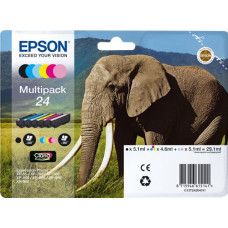 Epson Tusz Epson Zestaw tuszów Multipack 6-kolorów 24 Claria Photo HD (C13T24284011)