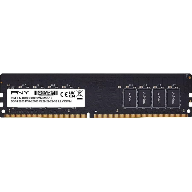 PNY Pamięć PNY Performance, DDR4, 32 GB, 3200MHz, CL22 (MD32GSD43200-TB)