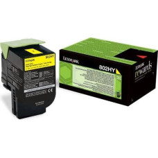 Lexmark Toner Lexmark 80C2HY0 Yellow Oryginał  (80C2HY0)