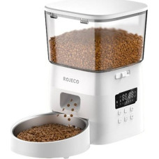Rojeco Inteligentny dozownik karmy Rojeco 2L Pet Feeder Button Version (Biały)