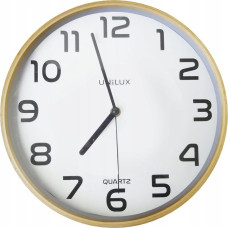 Unilux Unilux Baltic, Wall, Quartz clock, Round, Wood, Wood, Glass