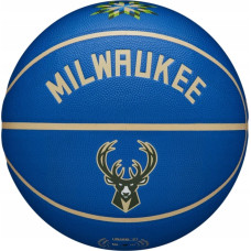 Wilson Wilson NBA Team City Collector Milwaukee Bucks Ball WZ4016417ID Niebieskie 7